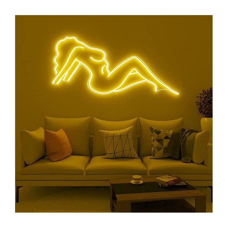 Human Shape Led Creative Human Body Shaped Illuminated Signboard Wall-Mounted – mirazshoes